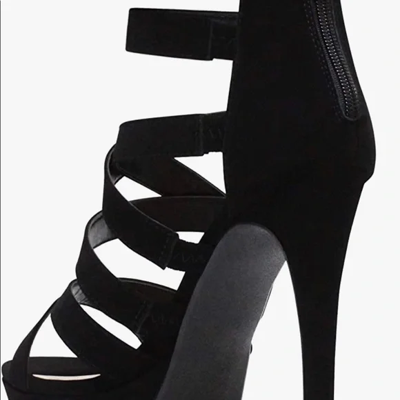 NWT Indianapolis Women's Open Toe High Platform High Heeled Shoes, NEW IN BOX!